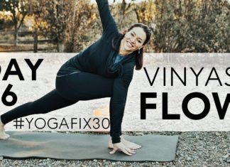 20 Minute Total Body Yoga Workout (Vinyasa Flow) Day 26 | Fightmaster Yoga Videos