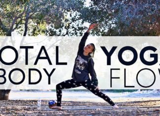 40 Minute Total Body Yoga Workout Vinyasa Flow (Arm Balances) | Fightmaster Yoga Videos