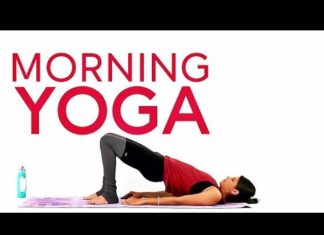 Morning Yoga Stretch | Easy Yoga Flow (5 minutes) | Fightmaster Yoga Videos