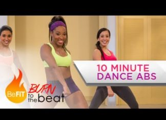 10 Minute Cardio Dance Abs Workout: Burn to the Beat- Keaira LaShae