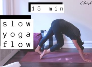 15 Min Slow Yoga Flow Routine | Gentle Vinyasa Yoga | ChriskaYoga