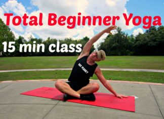 15 min Yoga for Complete Beginners Class #beginneryoga