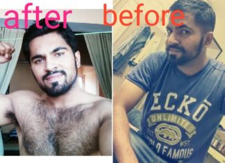 6 Months Natural Body transformation yoga with gym fitness (Abhay yadav)2019