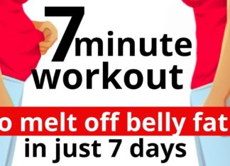 7 MINUTE HOME EXERCISE TO LOSE BELLY FAT – 7 DAY CHALLENGE MELT OFF TUMMY FAT AT HOME – START TODAY