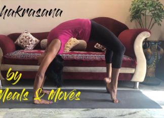 Beginners Yoga Pose-Chakrasana (Wheel Pose) from basics -From Bridge pose to Wheel Pose
