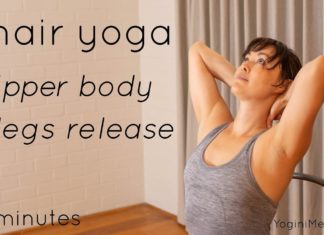 Chair yoga – upper body & leg release (10 minutes)