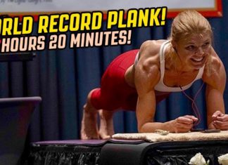 Dana Glowacka World Record PLANK 4 Hours & 20 Minutes!
