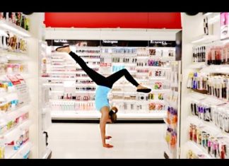 DOING GYMNASTICS IN PUBLIC!