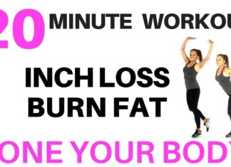 EXERCISE AT HOME – 20 MINUTE WORKOUT TO LOSE WEIGHT, BURN CALORIES ,TONE YOUR BODY FOR WOMEN AT HOME