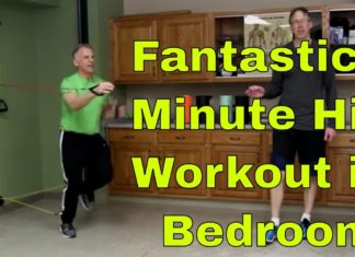 Fantastic 4 Minute Hiit Workout In Bedroom- Will Rock Your Day. Beginner to Advanced.