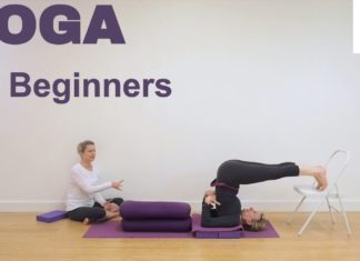 Halasana Tutorial. Instruction for Beginners to Plough Pose. Yoga for Beginners. Subtitles.