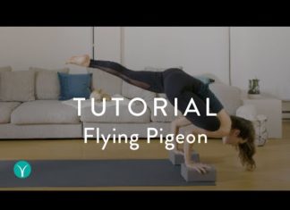 How to do Flying Pigeon Pose (Arm Balance) | YOGA TUTORIAL