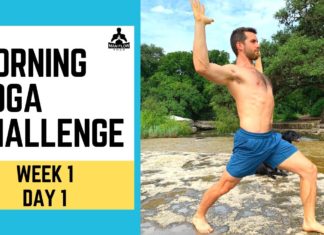 Morning Yoga Challenge Day 1 – Man Flow Yoga