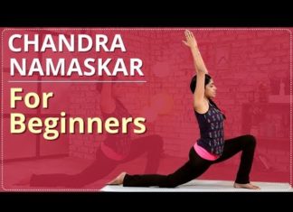 STEP BY STEP CHANDRA NAMASKAR FOR BEGINNERS | Moon Salutation | Easy Yoga Workout